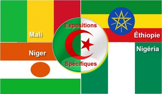 Expositions spécifiques en Afrique " Mali , Éthiopie, Niger et Nigeria"